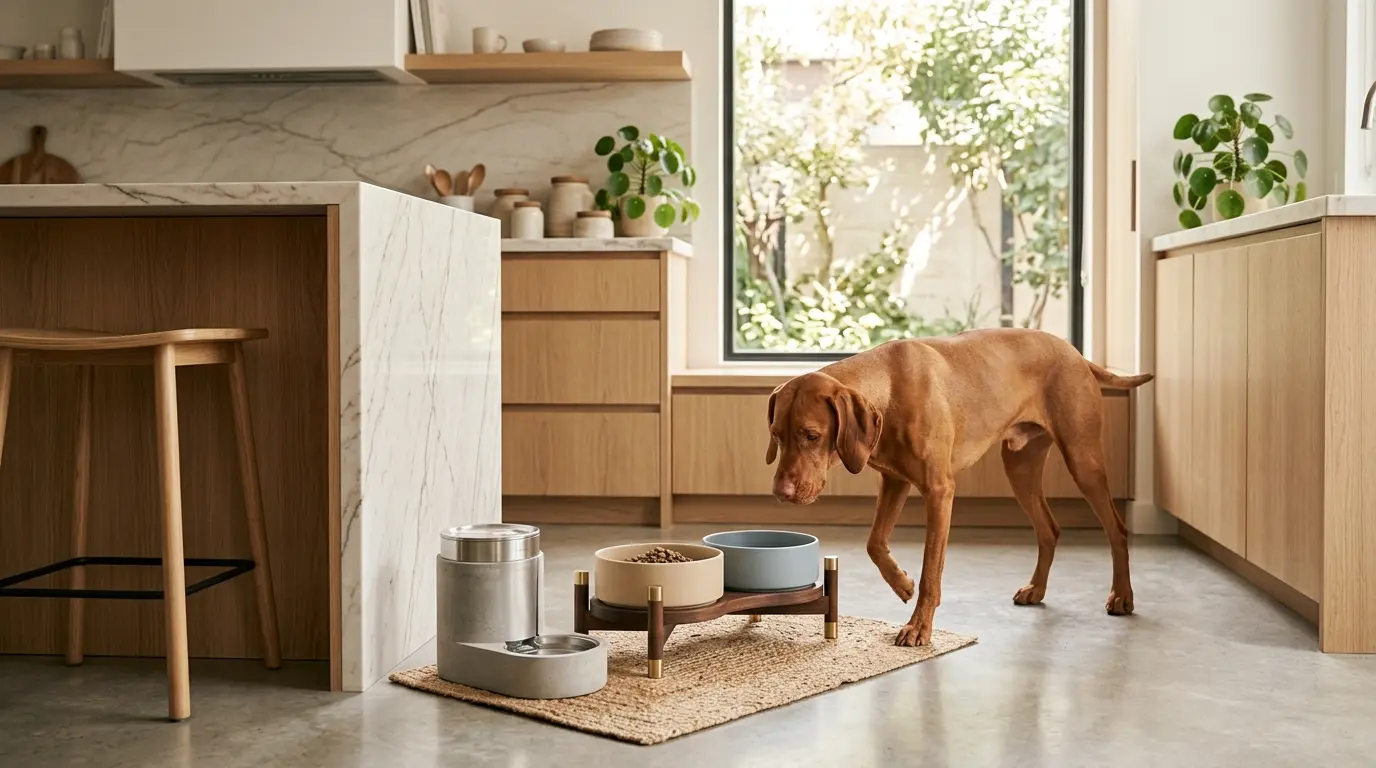 Stylish dog bowls and feeders