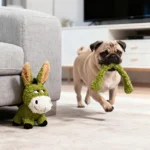 Durable Donkey Plush Dog Chew Toy