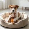 Monkey Squeaky Plush Dog Toy