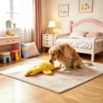Yellow Duck Plush Dog Toy