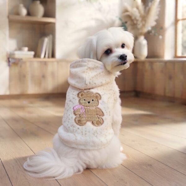 Bear pattern pet sweatshirt