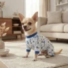 Blue cartoon dog pajamas