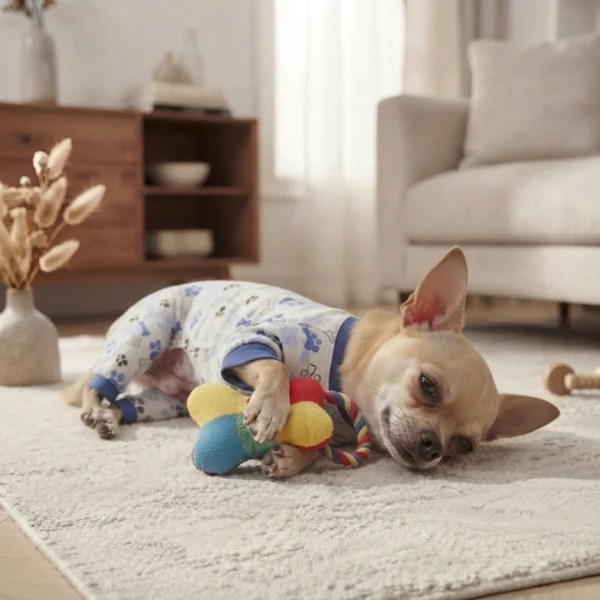 Cozy blue pajamas for dogs
