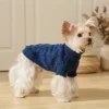 blue-knit-dog-hoodie Blue knit dog hoodie