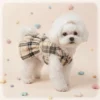 Boutique plaid dog dress