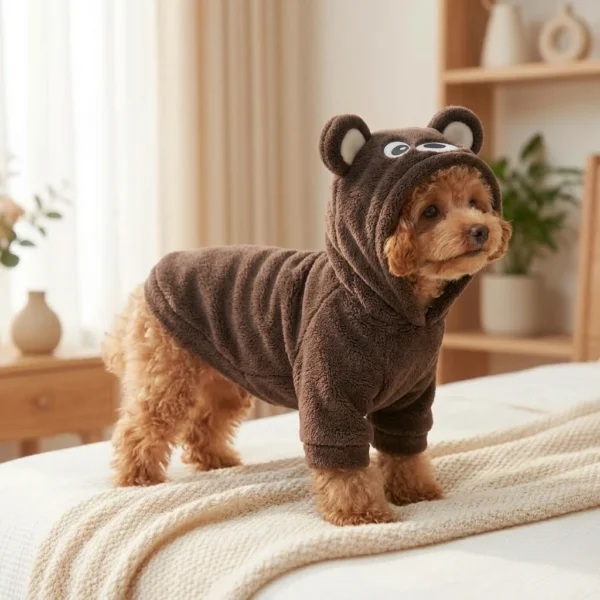 Brown Bear Dog Sweater