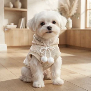 Cartoon bear dog sweatshirt