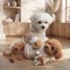 Cozy bear sweatshirt for dogs