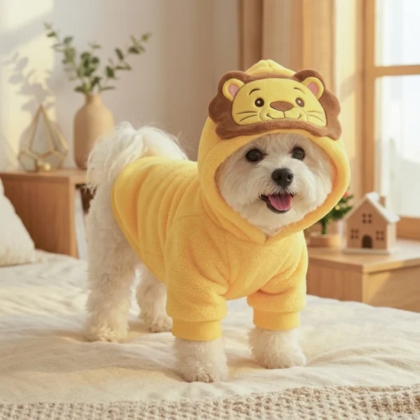 Leo lion dog hoodie