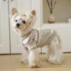 Light Khaki High Neck Dog Sweater