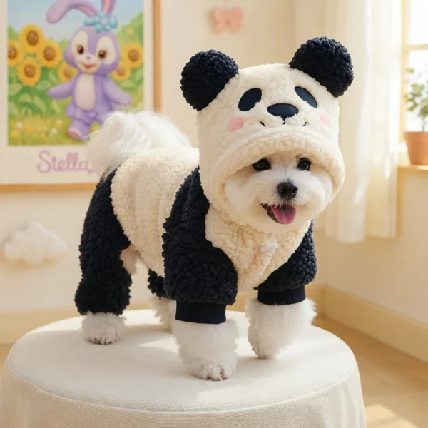Panda Dog Costume