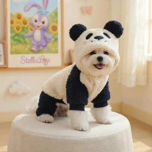 Panda dog costume