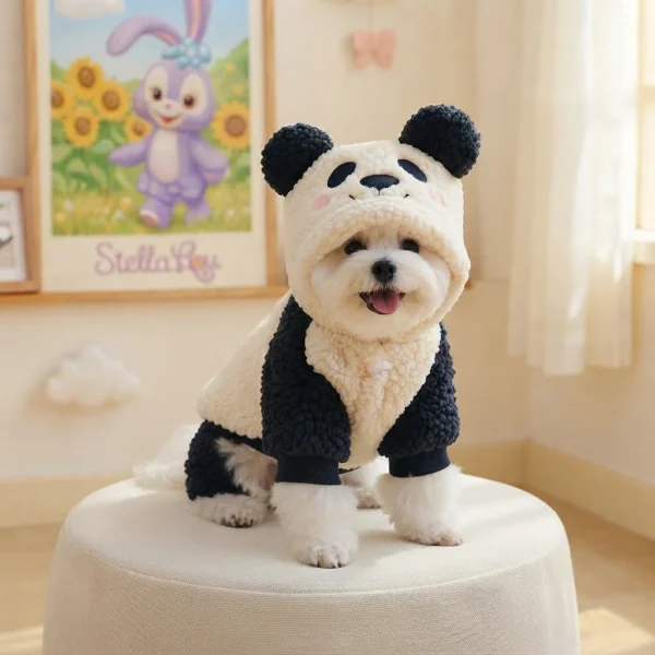 Panda Dog Costume