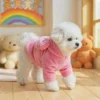 Pink bear pet sweater