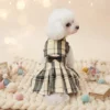 Plaid puppy dress