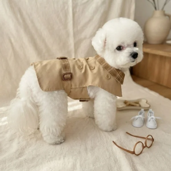 Windproof Dog Trench Coat